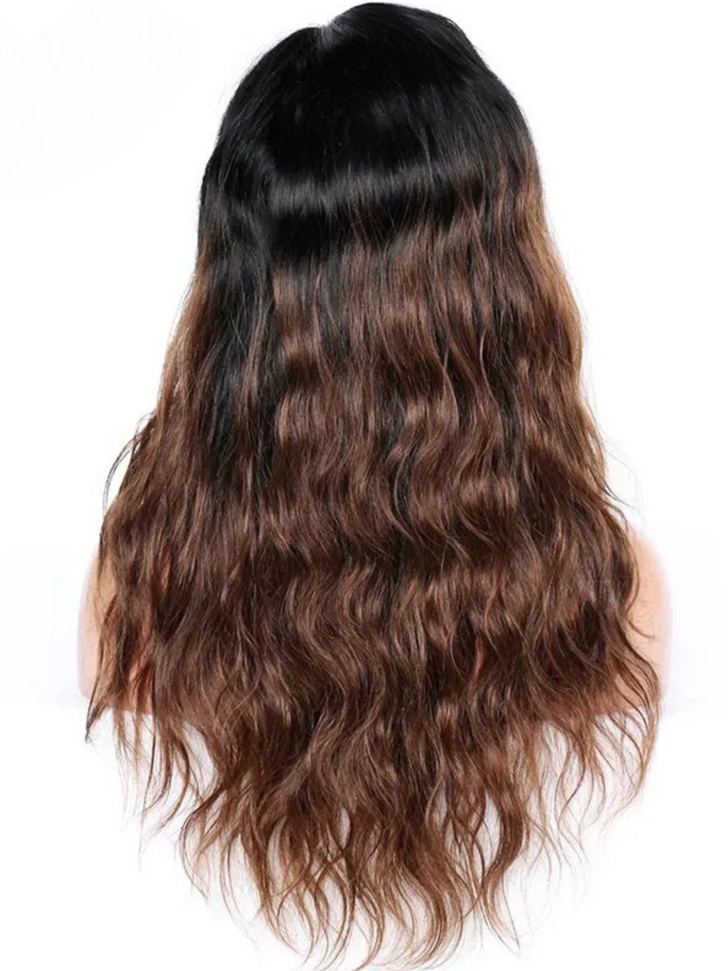 Rihanna Chocolate Brown 100%Brazilian Remy Hair Ombre Side Part
