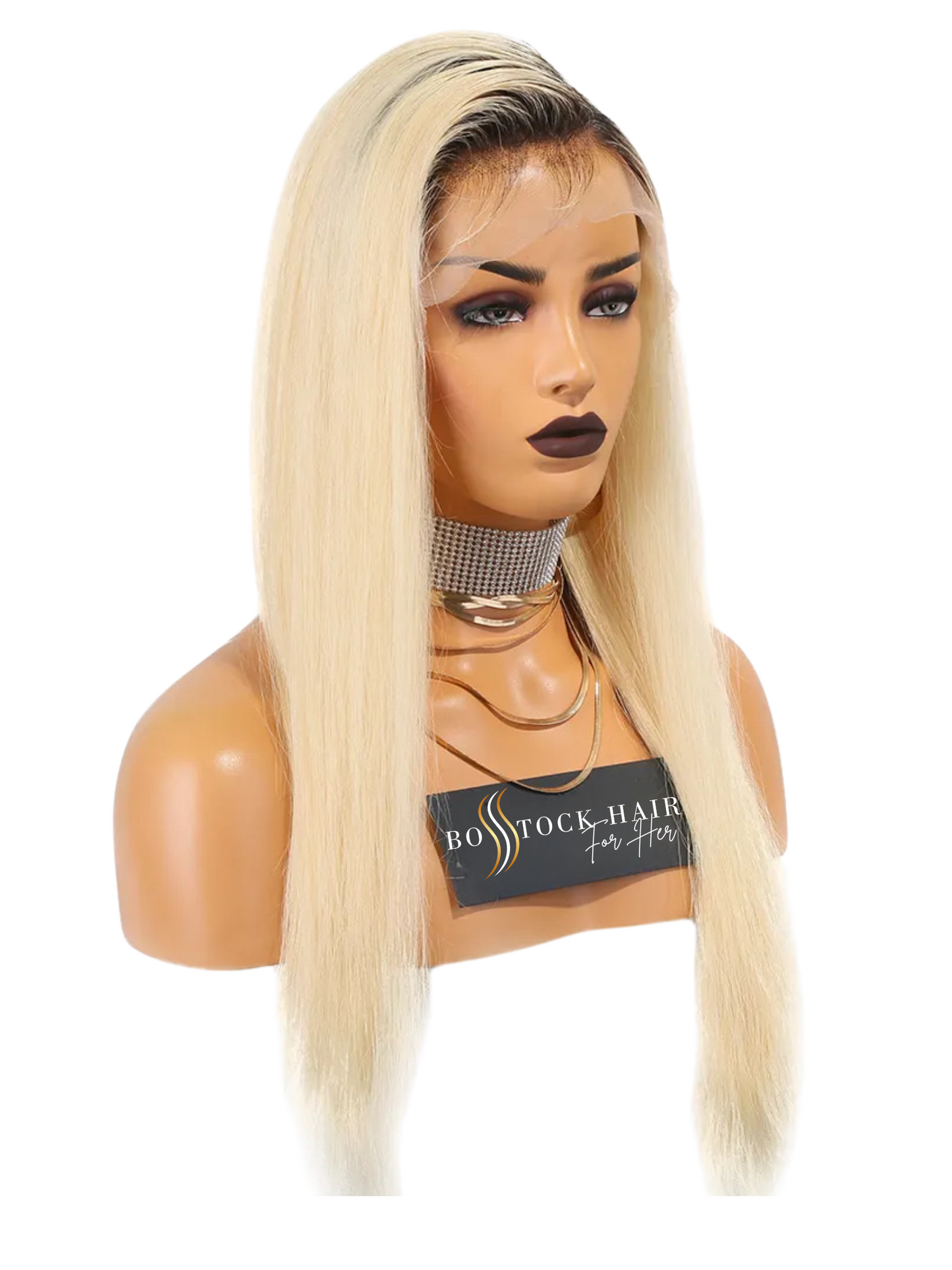 STEVIE Ombre 613 Blonde Lace Front With Dark Roots
