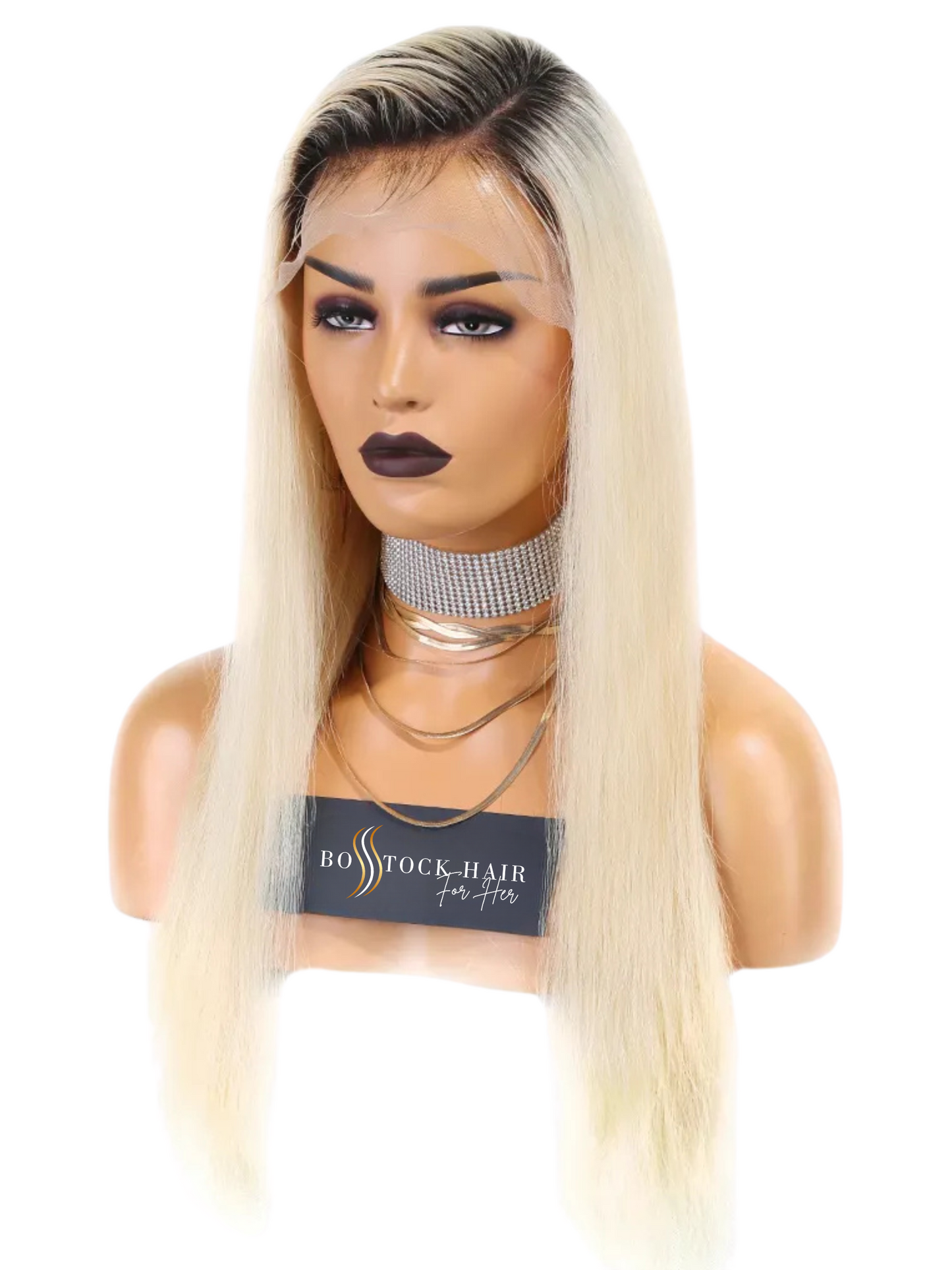 STEVIE Ombre 613 Blonde Lace Front With Dark Roots