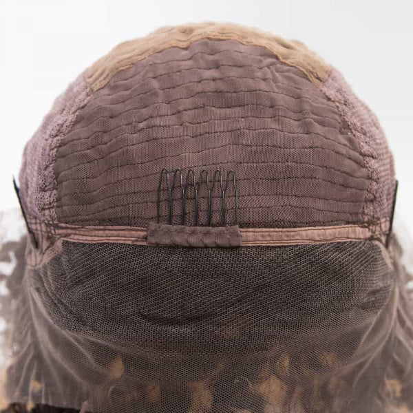 Clearance Sale Extra $30 Off Lace Front Wig Kinky Curly Hair Bob Style 2# 10" 150% Medium Size