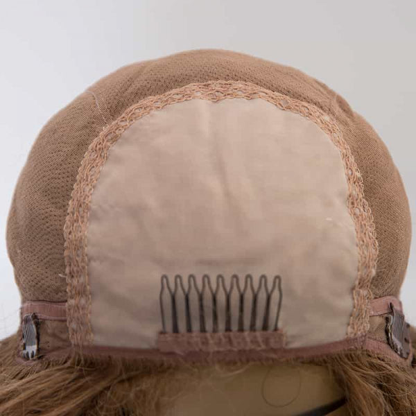 Clearance Sale Extra $30 Off Glueless Full Lace Wigs Brazilian Virgin Human Hair 18/613# 8" 120% , Medium Size