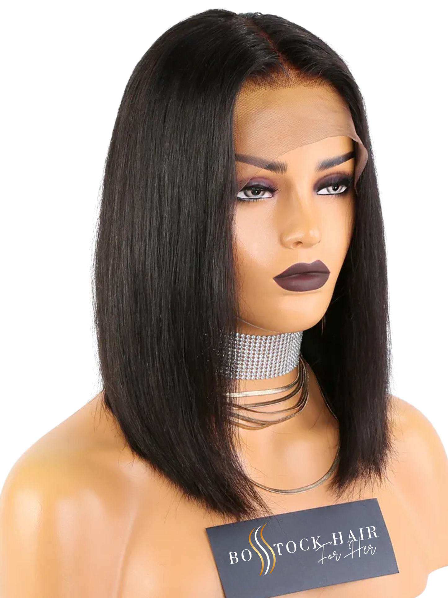 SKYLAR Bob Yaki Straight 360 Lace Wig | 100% Brazilian Remy Human Hair | Ready-to-Wear