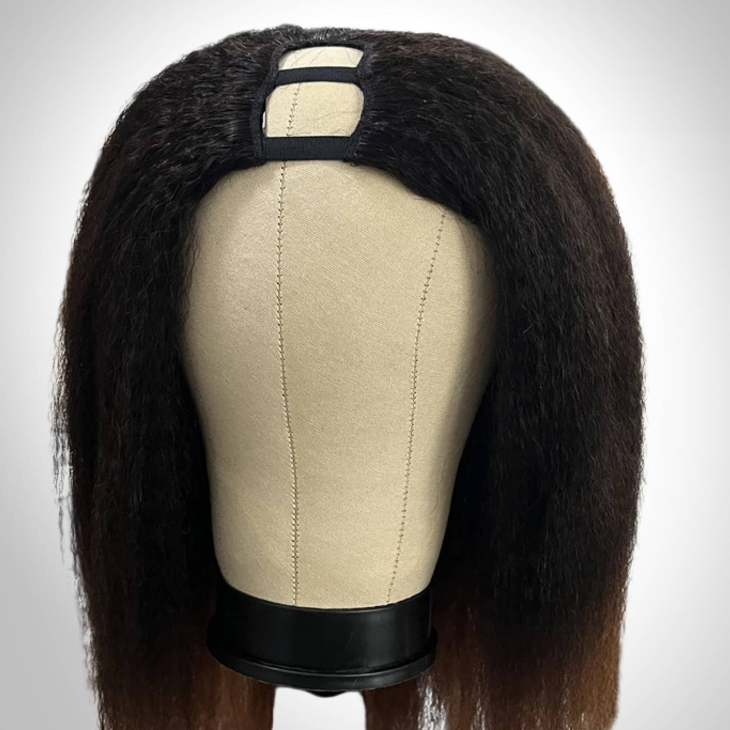 Celeste Ombre Color Kinky Straight Hair Wig 100% Peruvian Hair U Part Wig 16 Inches