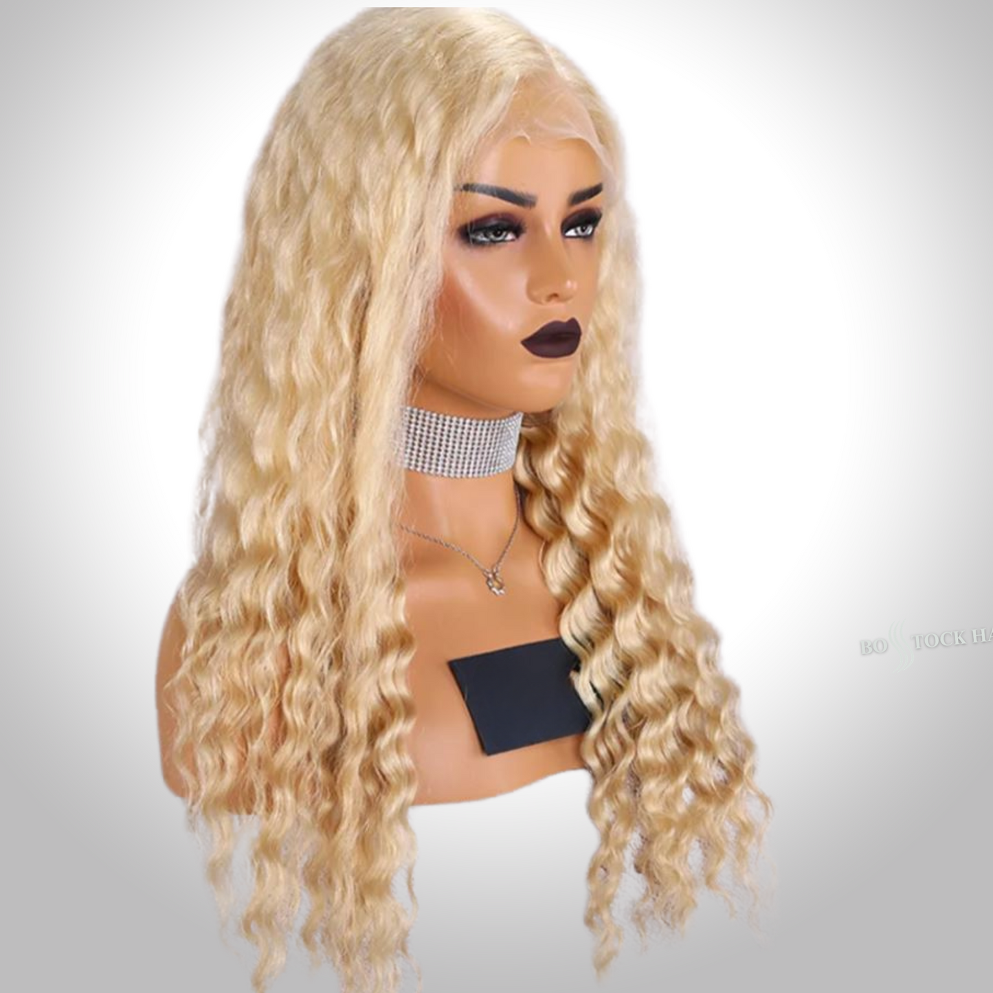 KAYLA 613 Blonde Lace Full Lace Wig Wave Curly 100% European Virgin Remy Human Hair