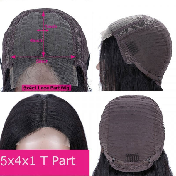 Willow Lace Front Middle Part Blowout Kinky Straight 100% Indian Remy Human Hair