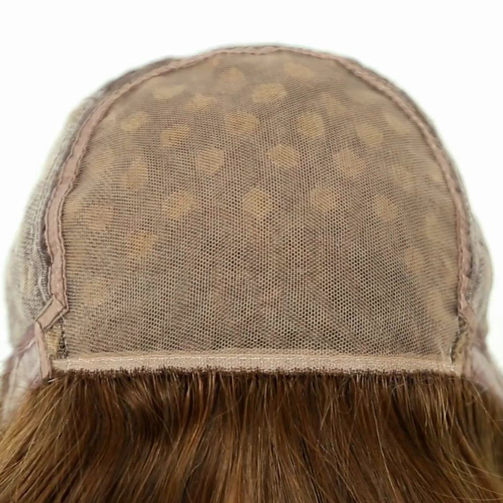 PRICILLA Mono Top Full Hand Tied Glueless Medical Wig Grade 10A 100% Virgin Remy Hair