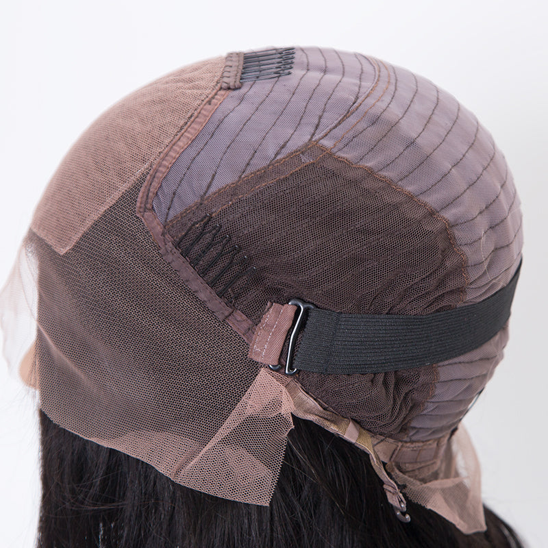 MARCELLA Silk Top Half Hand Tied Lace Front Medical Wig 100% Virgin European Remy Hair