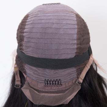 MARCELLA Silk Top Half Hand Tied Lace Front Medical Wig 100% Virgin European Remy Hair