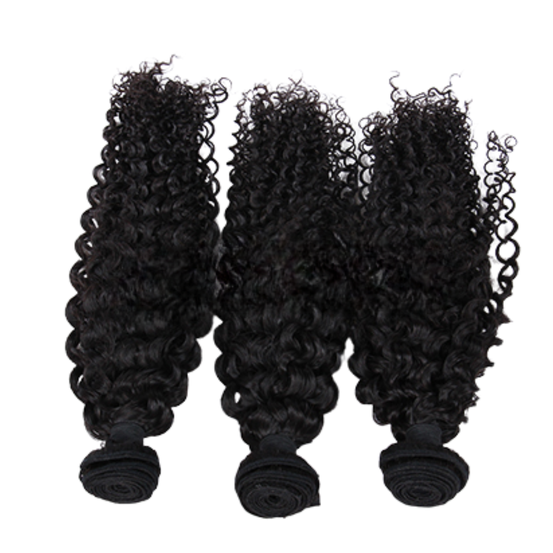 Indian Virgin Human Hair Water Wave A Lace Closure With 3 Bundles Deal
