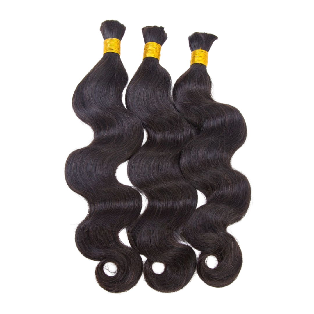 Body Wave Bulk Hair Bundles for Braiding,Indian Remy Human Hair