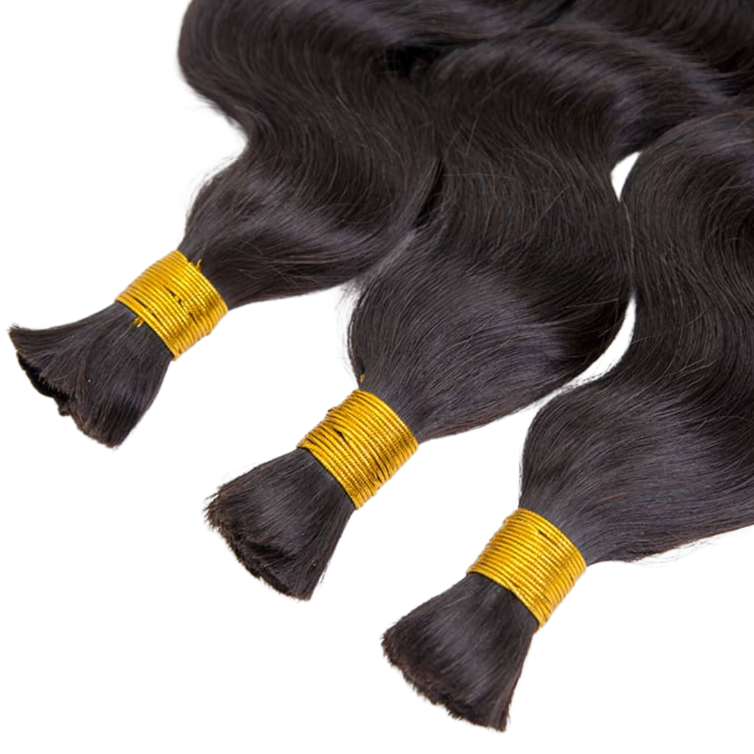 Body Wave Bulk Hair Bundles for Braiding,Indian Remy Human Hair