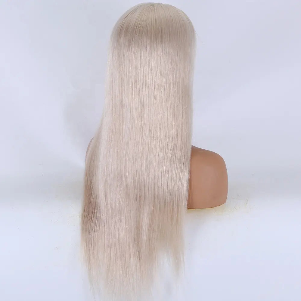 FAITH Platinum Blonde Silk Top Full Lace Wig | 100% Virgin Malaysian Remy Human Hair | Ready-to-Wear