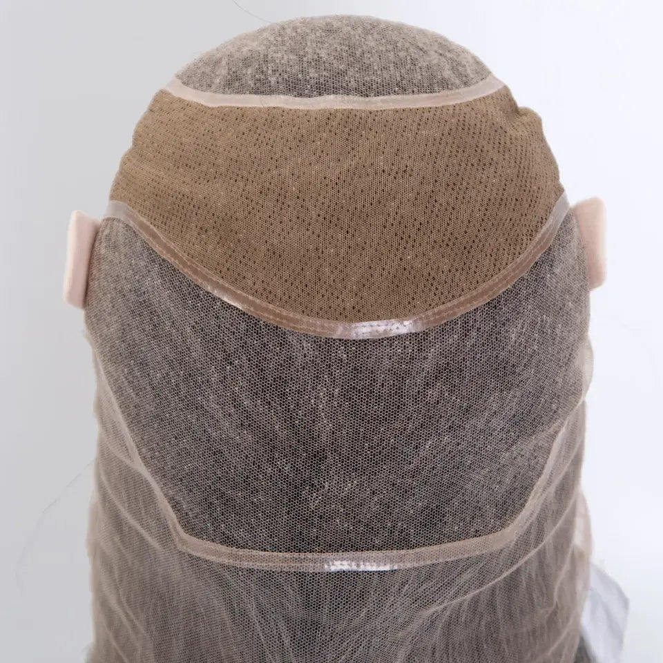 ANNA White Blonde Yaki Straight Full Lace Wig | 8A Brazilian Remy Human Hair