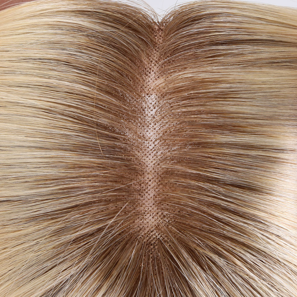 Ombre blonde color mono front lace wig in stock breathable wig r