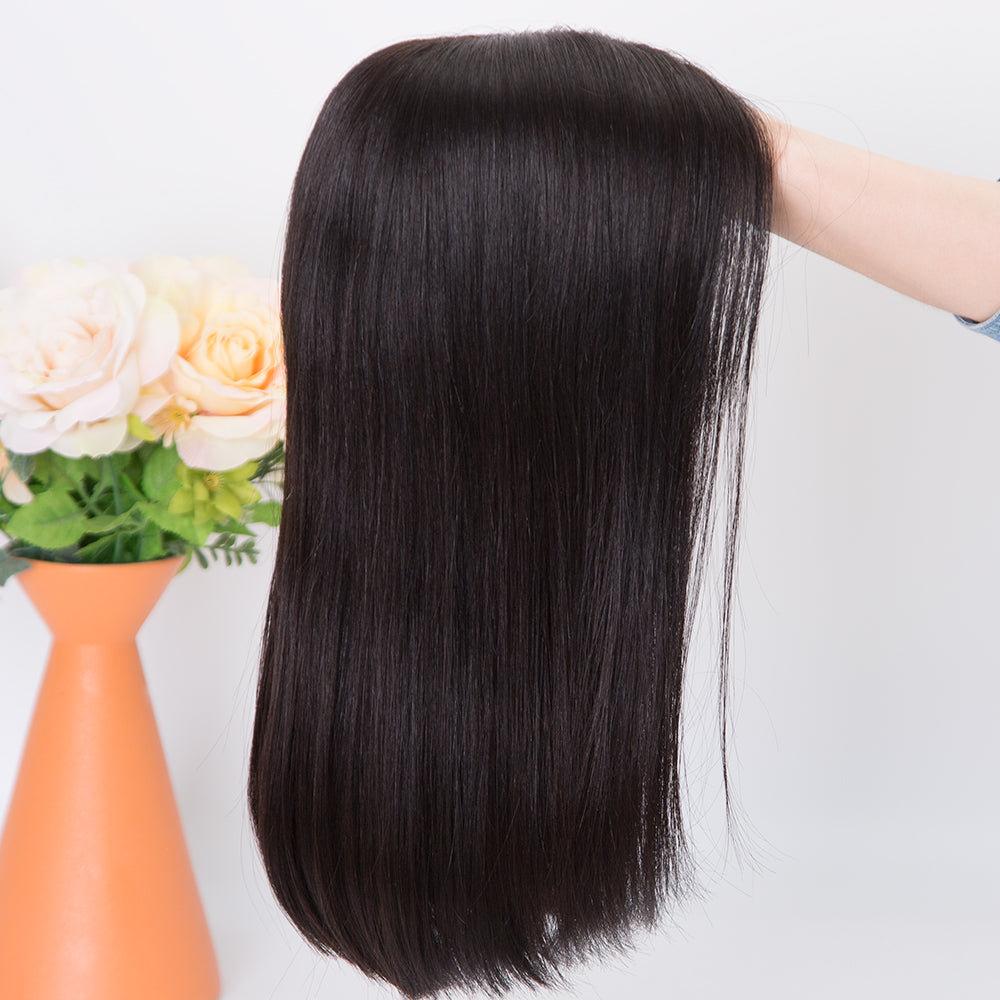 LISA 100% Virgin European Hair Glueless Mono Top Lace Front Fully Hand Tied Medical Wig