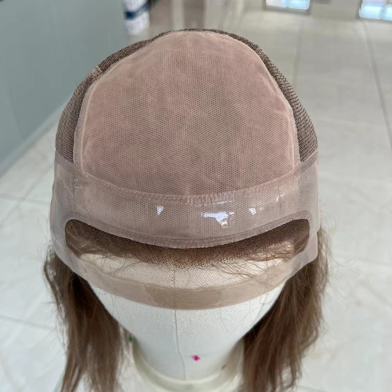 HOPE Fully Hand Tied 5x5 inch Silk Top 12A Grade 100% Virgin European Remy Medical Wig