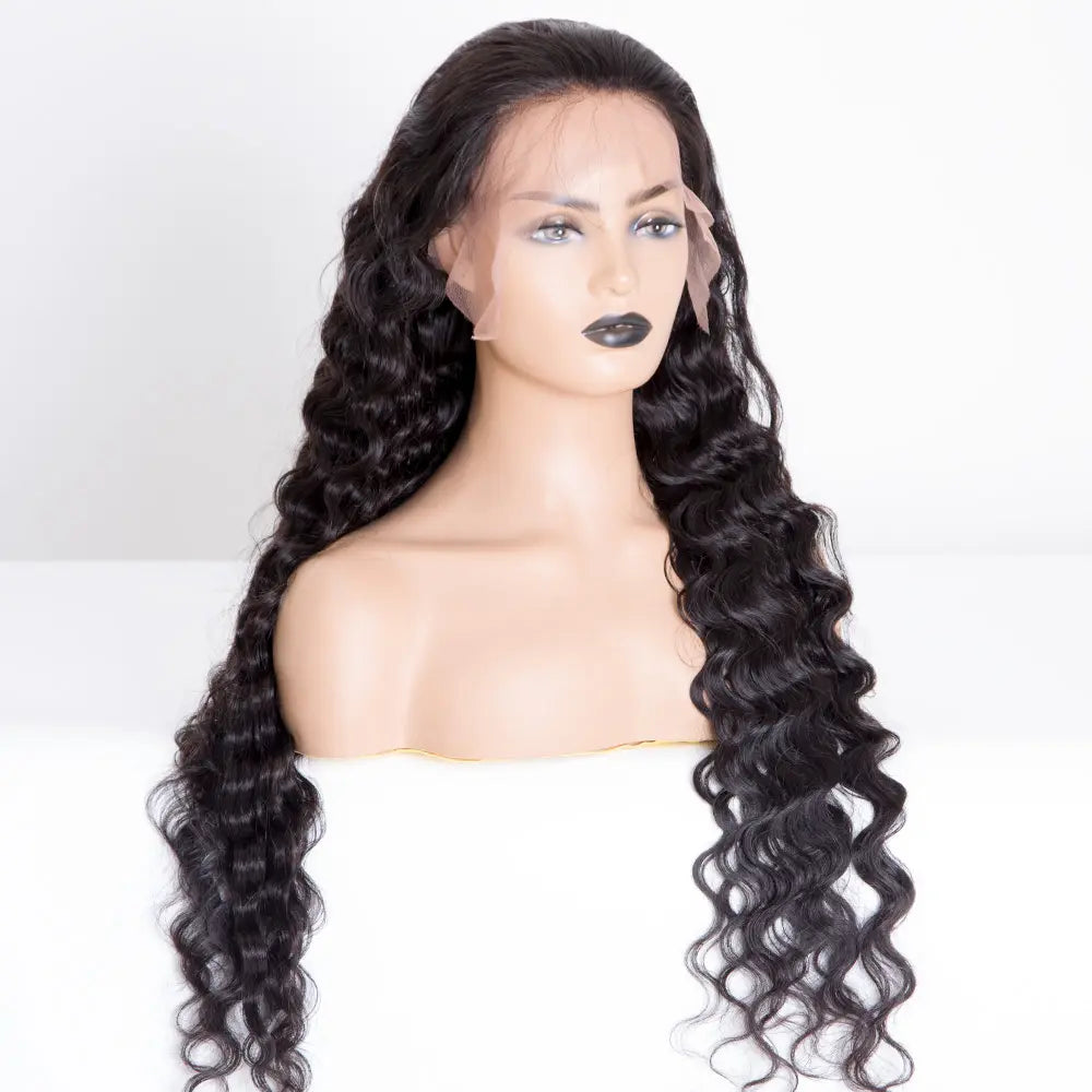 OCEANA 13X6 Lace Front Deep Body Wave 9A Grade Cuticle Aligned 100% Virgin Indian Remy Hair