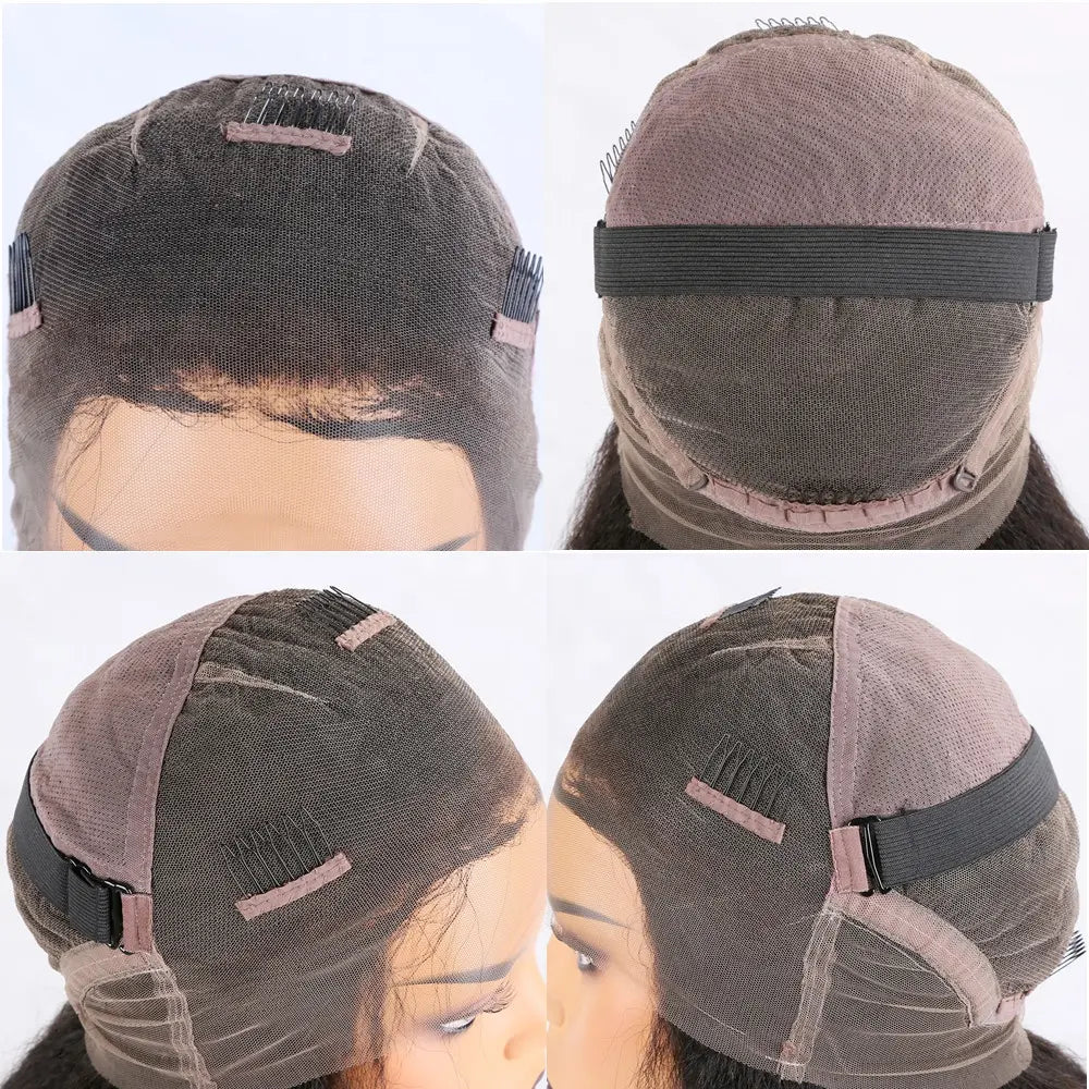 MELODY Glueless Full Lace 100% Virgin Brazilian Remy Hair With Pre Plucked Hairline 180% Density