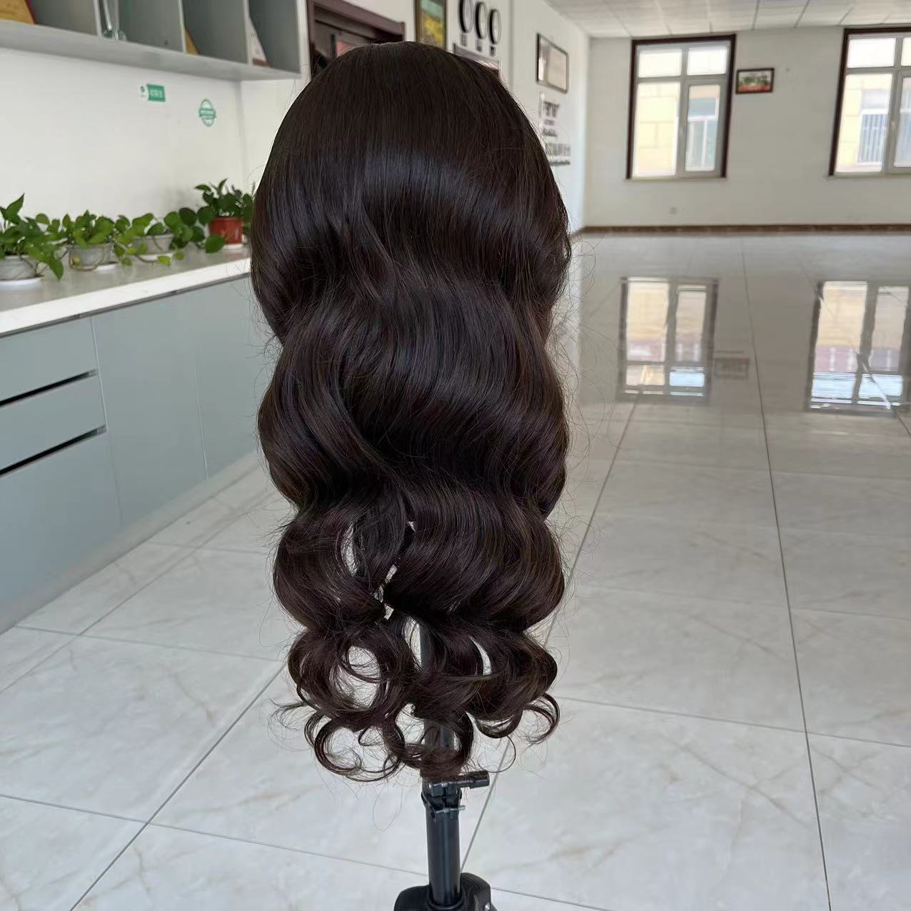 GIOVANNA Natural Brown Medical Wig Silk Top Mono Base With Thin Skin Perimeter
