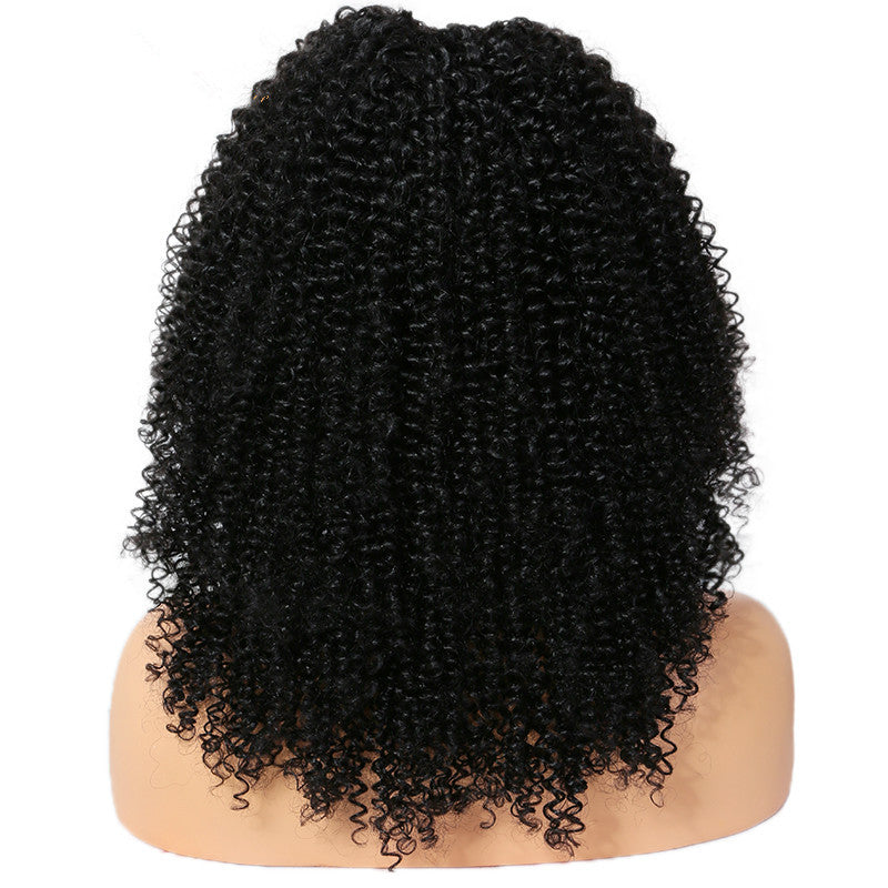 ELISE Brazilian remy human hair u part wig short afro wigs for black women