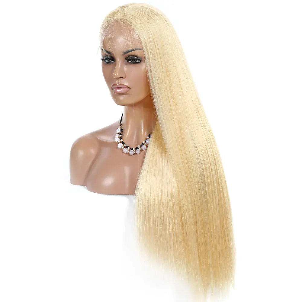 RAELYNN 613 Blonde Super Thin Transparent Lace Double Drawn Full 100% Brazilian Virgin Human Hair