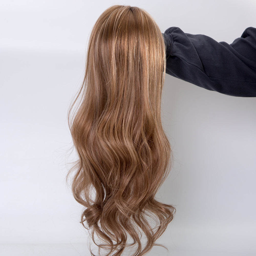18 inch custom color european 4*4 silk top lace wigs body wave raw 150 density cuticle aligned hair wig ready to ship
