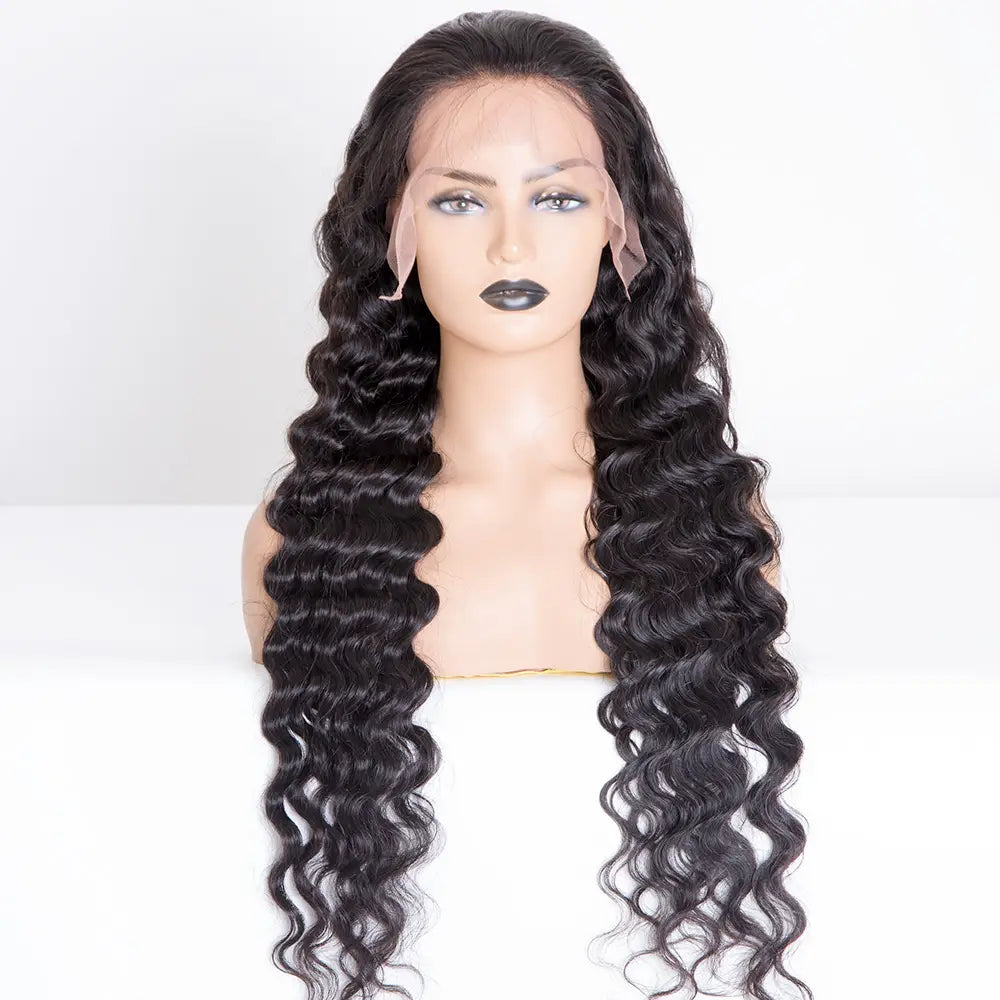 SIENNA Pre Plucked Hairline Brazilian Remy Loose Deep Wave