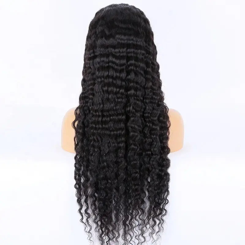 MERCIE 180% Density Swiss Lace 100% Human Hair Full Lace Wig Water Wave