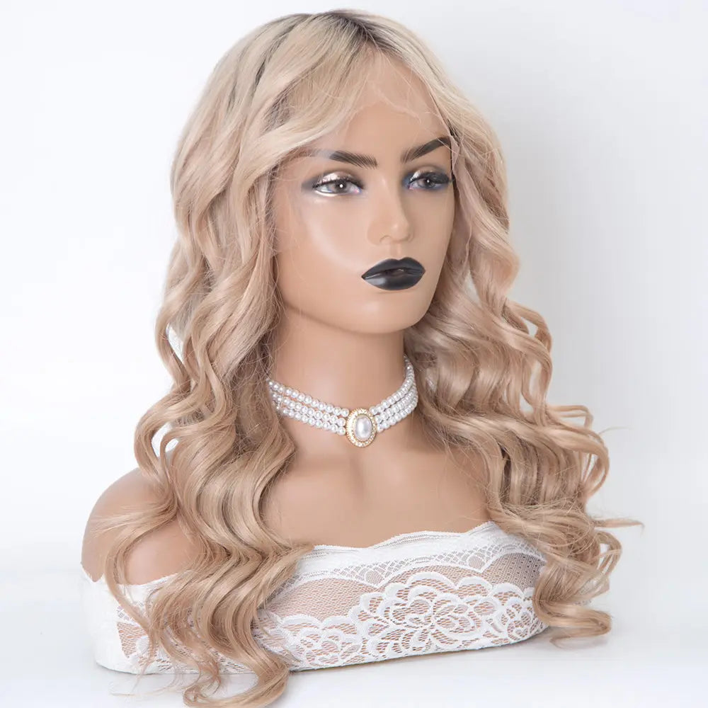 Miko HD Lace Small Single Knots Blonde Balayage Grade 12A 100% Virgin European Hair