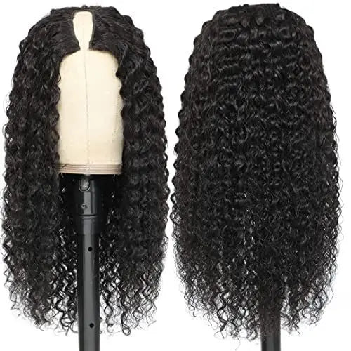 Emilie Grade 12A 100% Virgin Brazilian Human Hair V-Part Wig