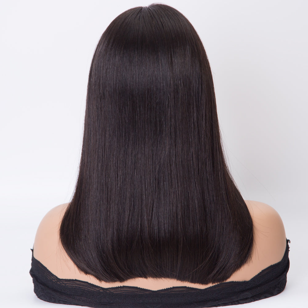 LISA 100% Virgin European Hair Glueless Mono Top Lace Front Fully Hand Tied Medical Wig