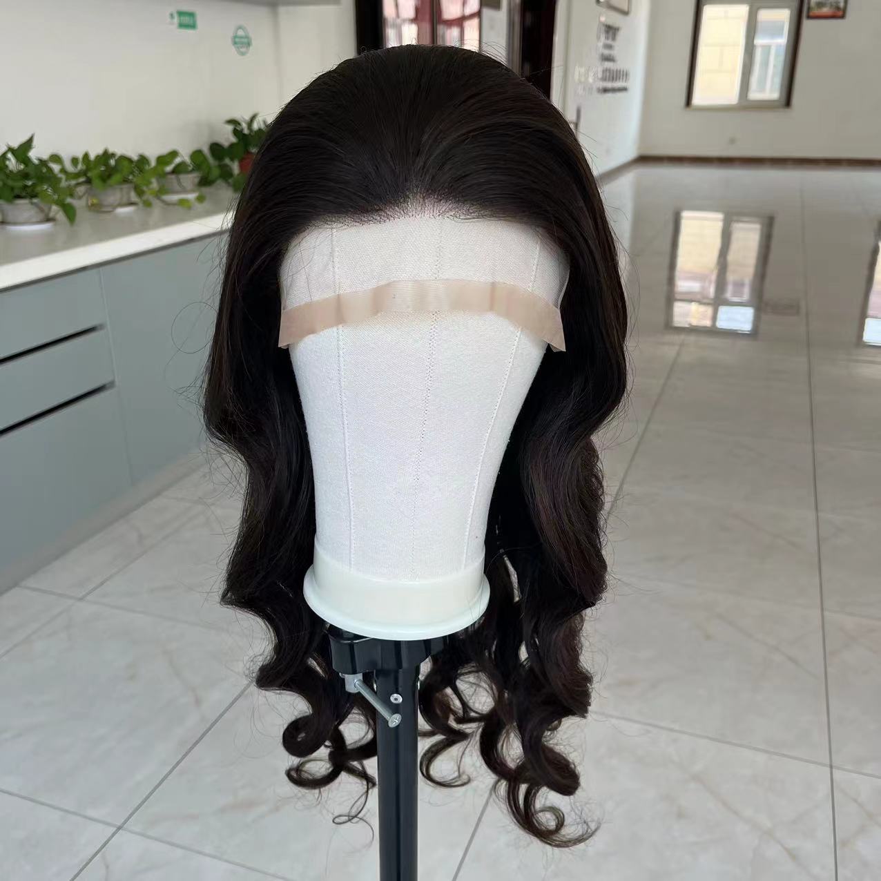 GIOVANNA Natural Brown Medical Wig Silk Top Mono Base With Thin Skin Perimeter