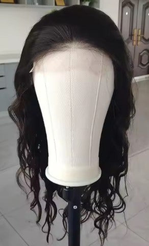 RANIA Natural Wavy 12A Grade Top Quality Virgin European Remy Human Hair Silk Top Medical wig