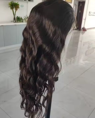 RANIA Natural Wavy 12A Grade Top Quality Virgin European Remy Human Hair Silk Top Medical wig