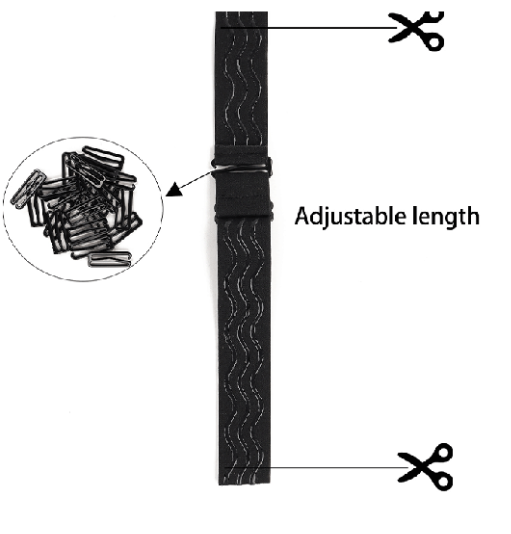 Adjustable Non-slip Elastic Bands For Wig DIY