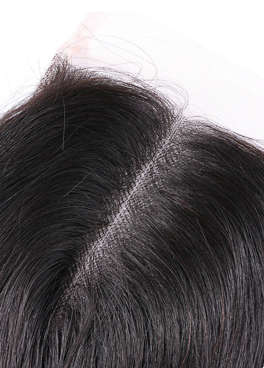 Transparent HD Lace 5×5 inches Lace Closures, Indian Remy Hair Silky Straight , Pre-plucked Hairline
