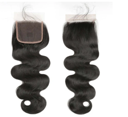 Indian Virgin Human Hair Body Wave A Lace Closure With 3 Bundles Deal