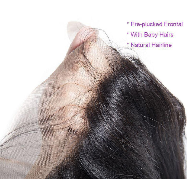 Indian Virgin Hair Silky Straight A Lace Frontal With 3 Bundles Deal
