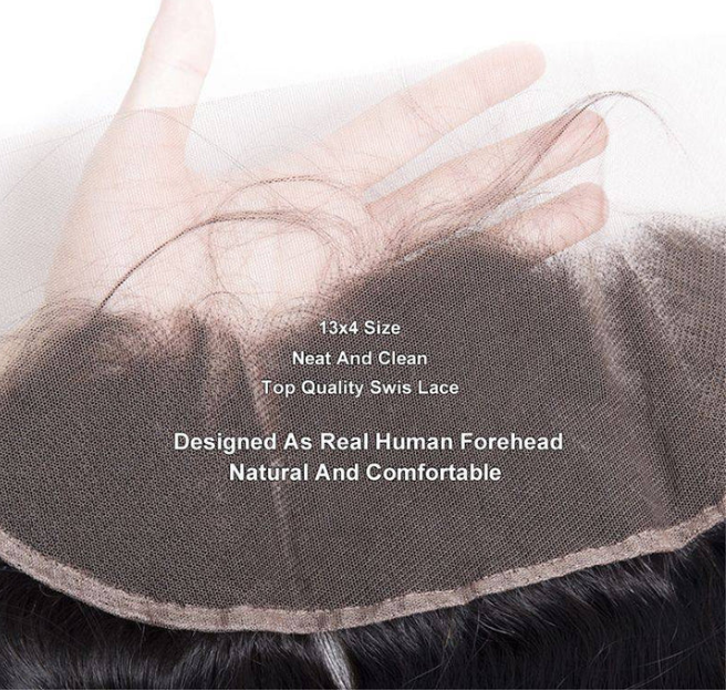 Indian Virgin Hair Silky Straight A Lace Frontal With 3 Bundles Deal