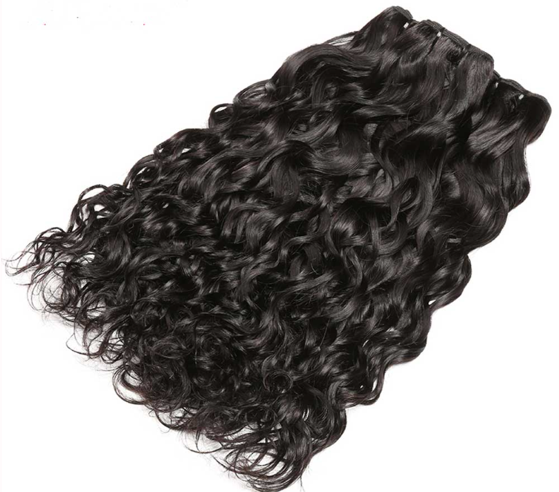 Water Wave Indian Virgin Human Hair Weaves 3 Hair Bundles Deal