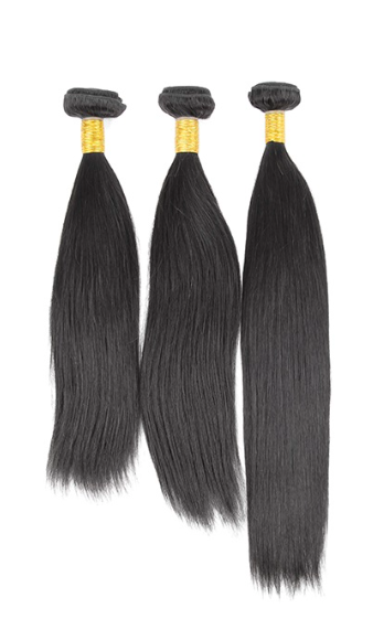 Indian Virgin Hair Silky Straight A Lace Frontal With 3 Bundles Deal