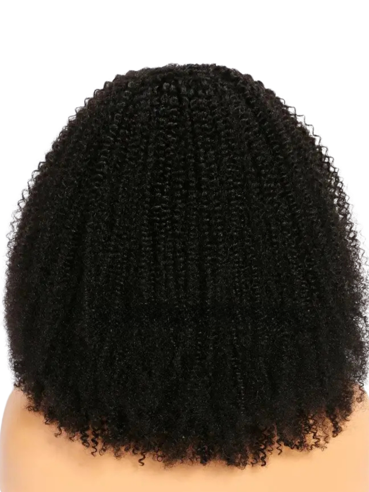SAMARA Afro Kinky Curly Textured Indian Remy Human Hair U Part Wig
