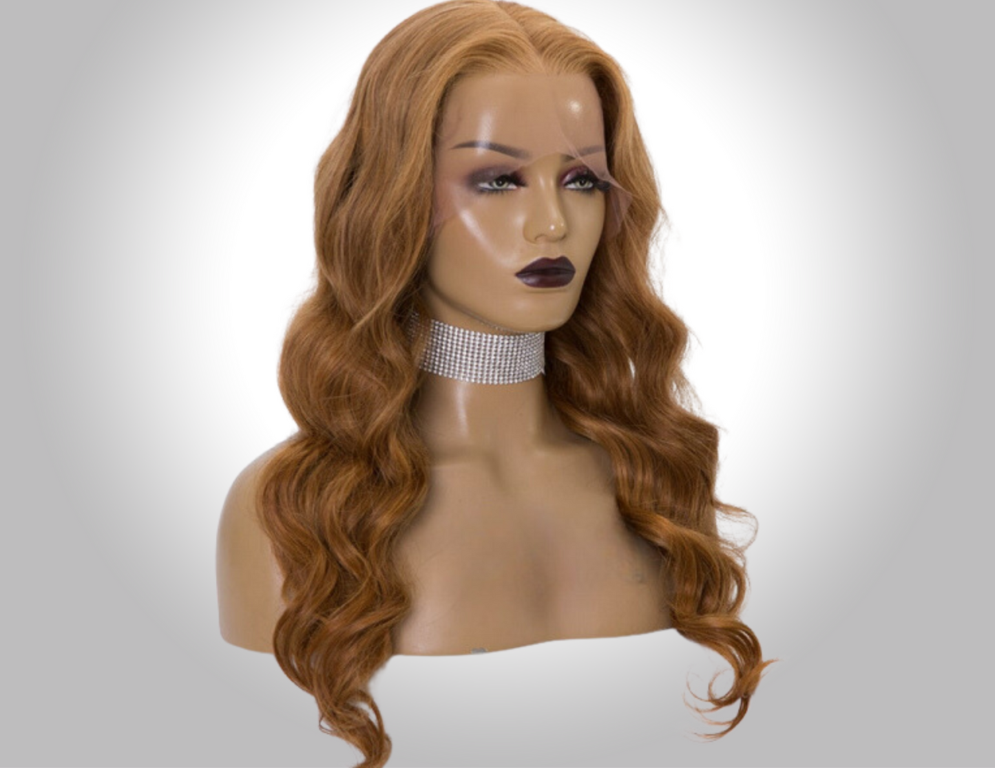 Nova--Ginger Hair Body Wave 13"×4" Lace Front Wigs ,Pre-plucked hairline,removable elastic band