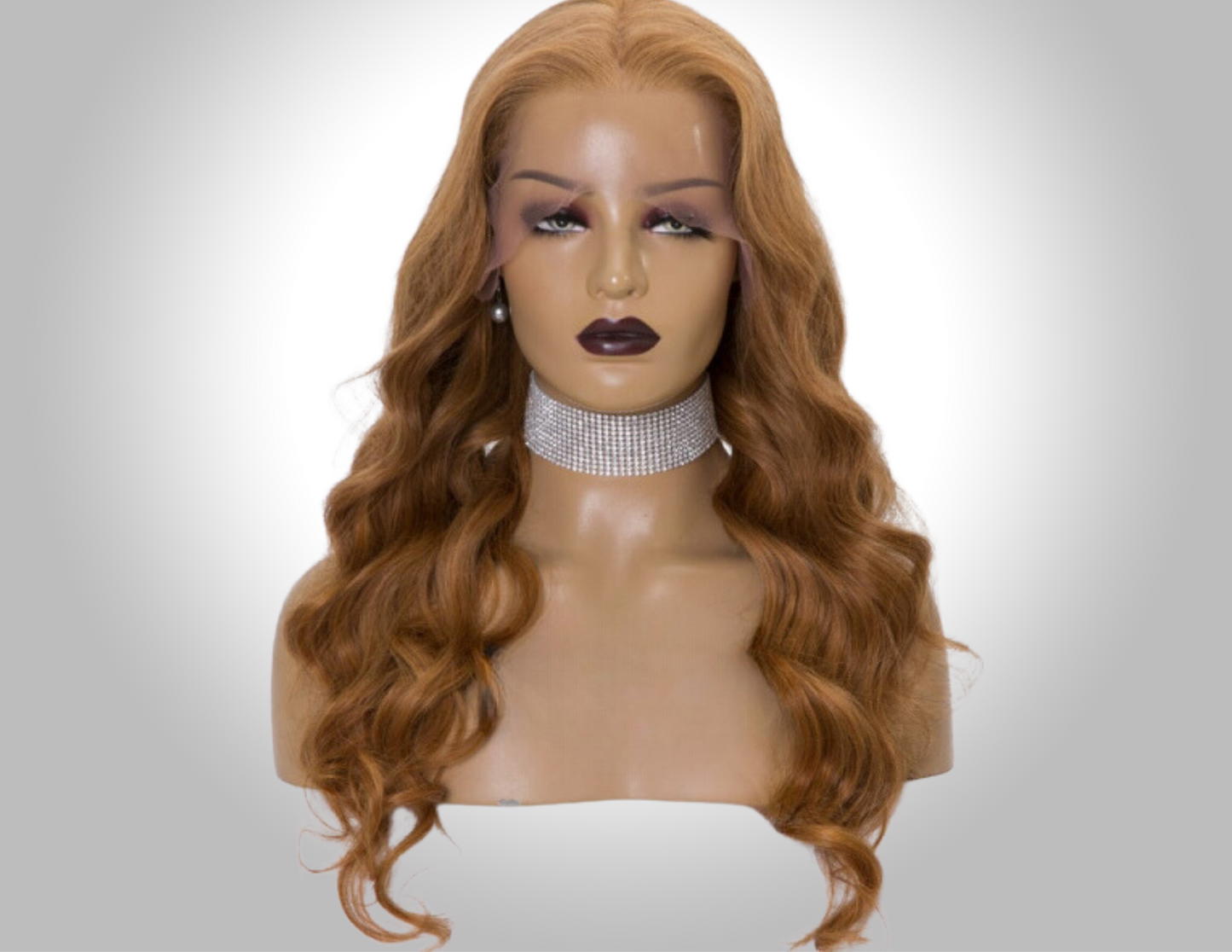 Nova--Ginger Hair Body Wave 13"×4" Lace Front Wigs ,Pre-plucked hairline,removable elastic band