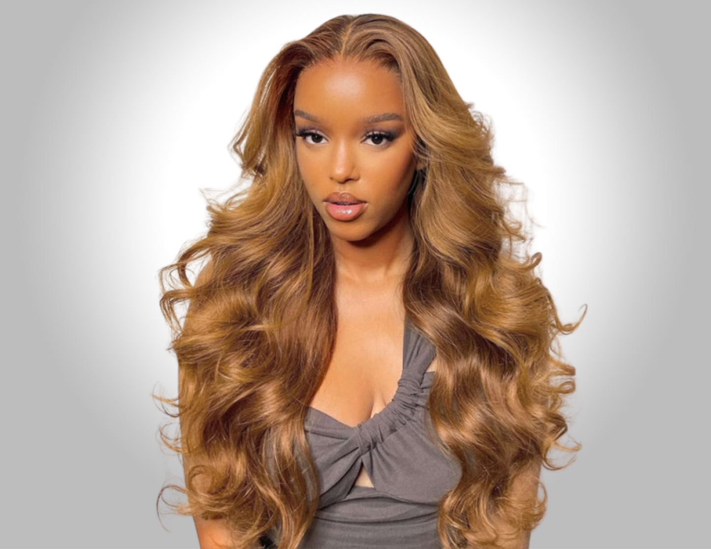Nova--Ginger Hair Body Wave 13"×4" Lace Front Wigs ,Pre-plucked hairline,removable elastic band
