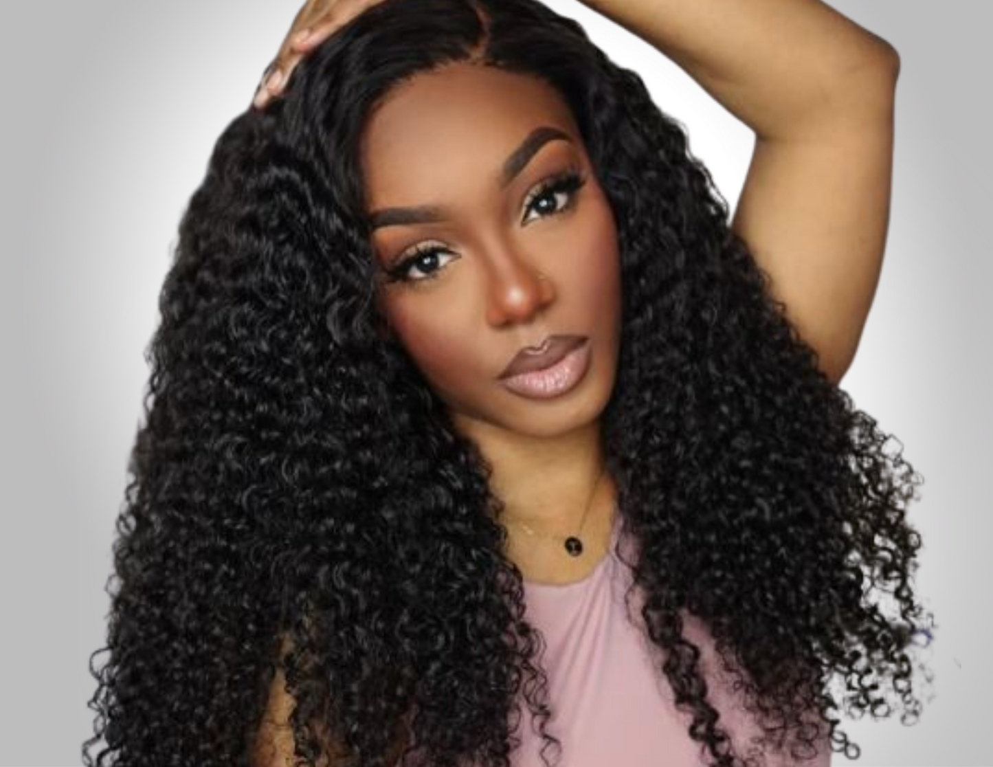 AMARA Grade A Brazilian Virgin Human Hair 13"×4" Lace Front Wigs Kinky Curly