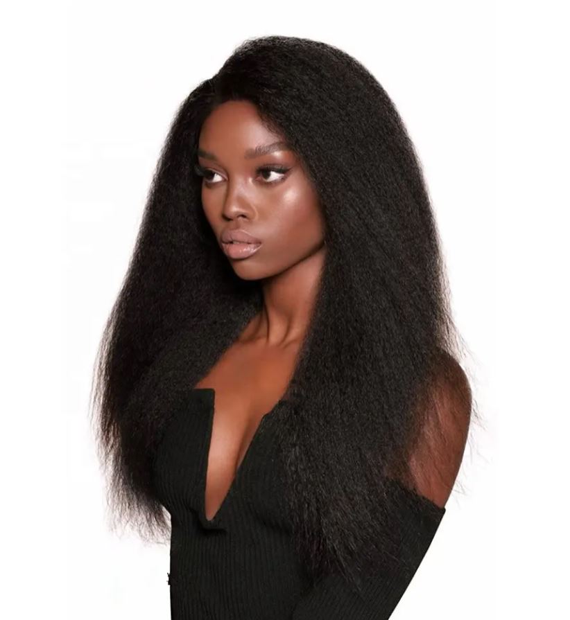 YOMI 13X6 HD lace Cuticle Aligned Virgin Brazilian Human Hair Kinky Straight