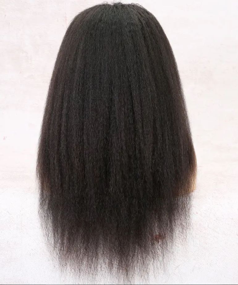 YOMI 13X6 Kinky Straight HD lace Cuticle Aligned 100% Brazilian Remy Hair Human