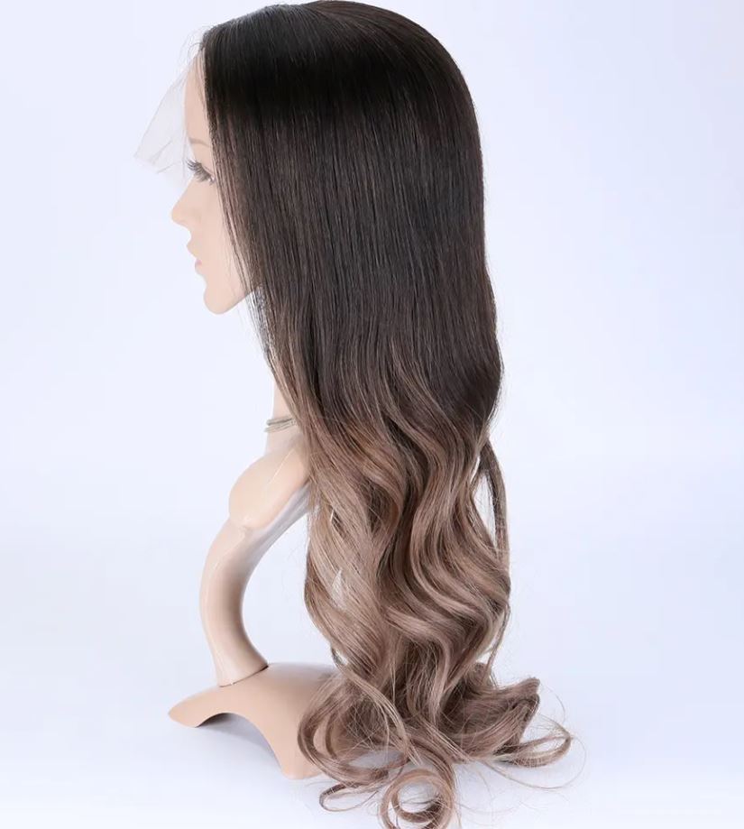 DEMI Glueless HD Transparent Lace Frontal Wigs Raw Human Hair Virgin Cuticle Aligned