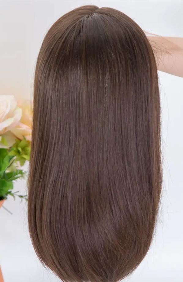 ELSIE 10 inch Glueless Fully Hand Tied Mono Top 100% Virgin European Remy Medical Wig
